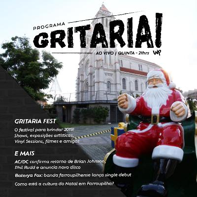 Programa Gritaria - AC/DC anuncia retorno de Brian Johnson, Baterya Fox lança single, Debate Gritaria [T2-E11]