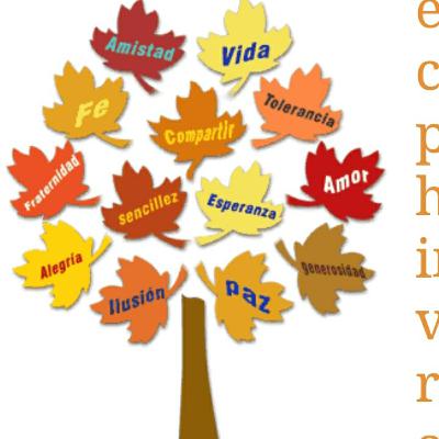 Valores, amor, fe, esperanza y caridad