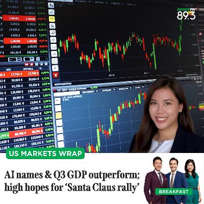 US Markets Wrap: AI names & Q3 GDP outperform; high hopes for 'Santa Claus rally'