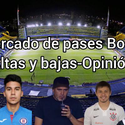 MERCADO DE PASES BOCA. ALTAS Y BAJAS+OPINION