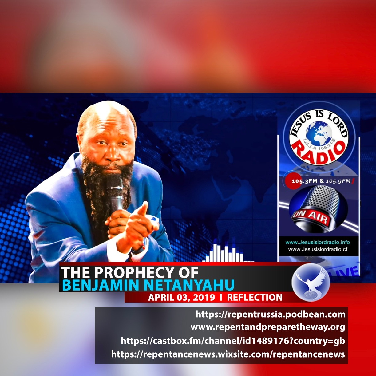 EPISODE 504 - 03APR2019 - REFLECTION ON THE PROPHECY OF BENJAMIN NETANYAHU - PROPHET DR. OWUOR episode artwork