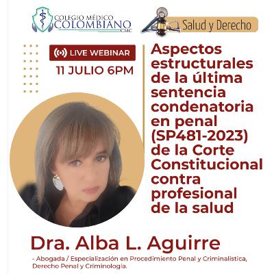 Aspectos estructurales sentencia condenatoria en penal SP481-2023 contra profesional de la salud Aspectos estructurales sentencia condenatoria en penal SP481-2023 contra profesional de la salud