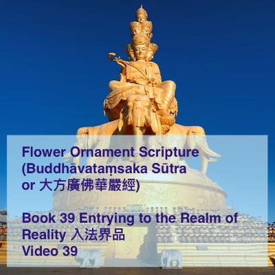 Flower Ornament Sutra 華嚴經 — Book 39 Video 39