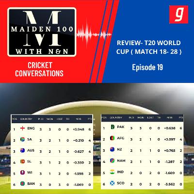 Ep 19 - T20 World Cup - Super 12 ( Game 18-28 )