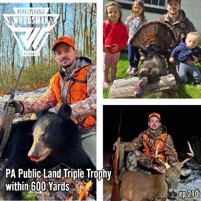 PA Public Land Triple Trophy within 600 Yards