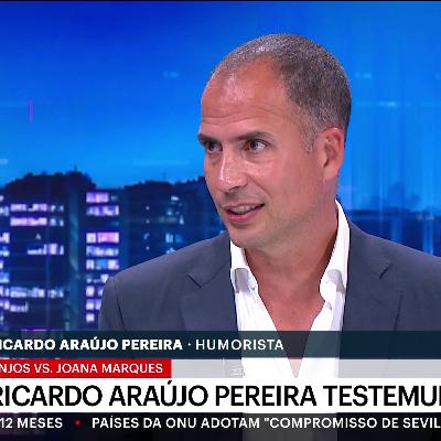 Ricardo Araújo Pereira e o julgamento Anjos vs. Joana Marques: “Lembro-me de se falar dos limites do humor sobre Maomé ou Jesus. Agora estamos a discutir a interpretação de dois cantores numa pista de motas”