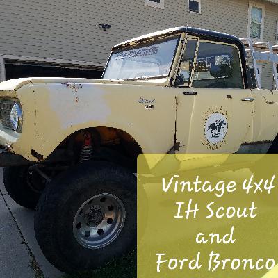 Vintage 4x4 episode 3. Ford Bronco and International Harvester Scout.