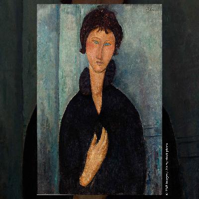 Frau mit blauen Augen Frau mit blauen Augen