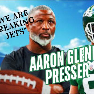 Jets Aaron Glenn Fired Up: "We're the freaking New York Jets. We're built for this s--t" at Presser Jets Aaron Glenn Fired Up: "We're the freaking New York Jets. We're built for this s--t" at Presser