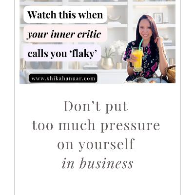 48. Don’t put too much pressure on yourself 48. Don’t put too much pressure on yourself