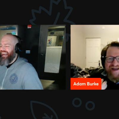 Guest host Kevin Kellam talks with comedian Adam Burke (Episode 1095)