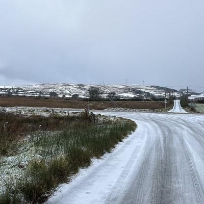 Temperatures could drop to -6C with snow-ice warnings in effect