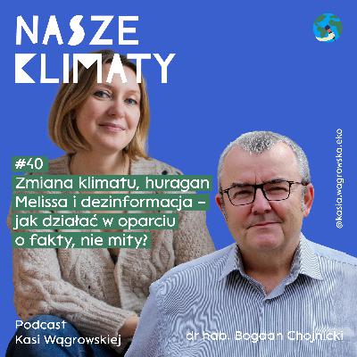 #40 Zmiana klimatu, huragan Melissa i dezinformacja – jak działać w oparciu o fakty, nie mity?