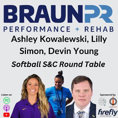 Ashley Kowalewski, Lilly Simon, Devin Young: Softball S&C Round Table