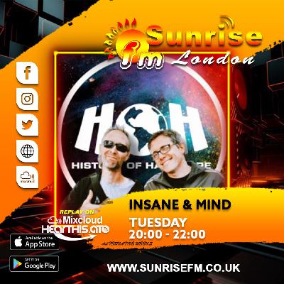Insane & Mind (History Of Hardcore) - Tuesday 2nd September 2025 Insane & Mind (History Of Hardcore) - Tuesday 2nd September 2025