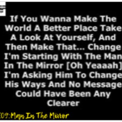 S10E09:Man In The Mirror