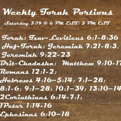 Torah Portions: Tzav