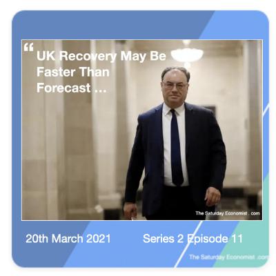 In The UK, Recovery May Be Faster Than Expected ... In The US, The Fed is Topping Up The Punch Bowl and Handing Out The Spliffs