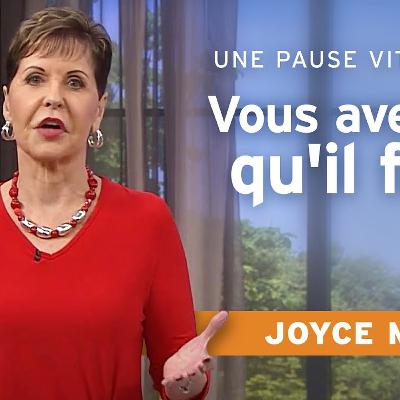 La foi pour aujourd’hui est déjà en vous | Pause vitaminée avec Joyce