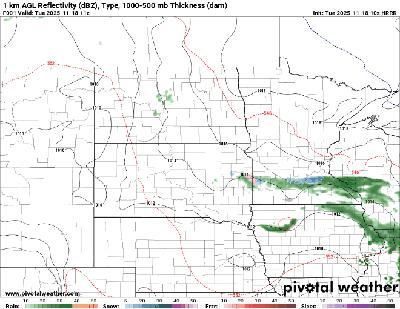 Scattered rain, snow showers Tuesday morning south, decreasing clouds for afternoon