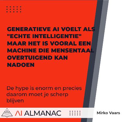 Generatieve AI is geen AI met Mirko Vaars