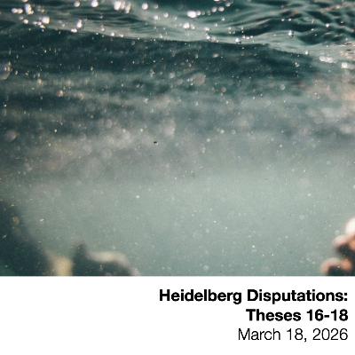 Heidelberg Disputations:  Theses 16-18