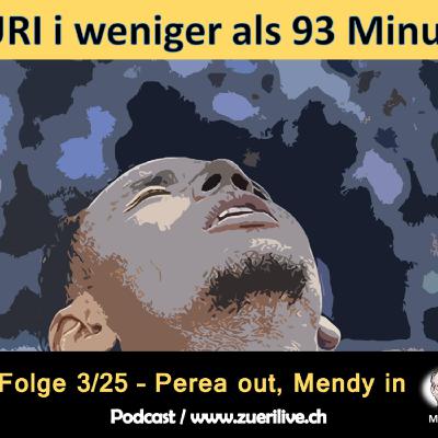 Perea out, Mendy in -  3/25