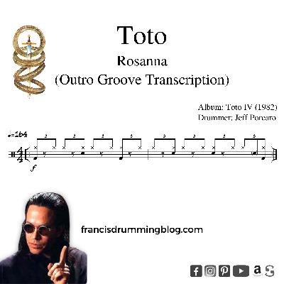 Drum Shorts: Toto – Rosanna (Outro Groove Transcription)