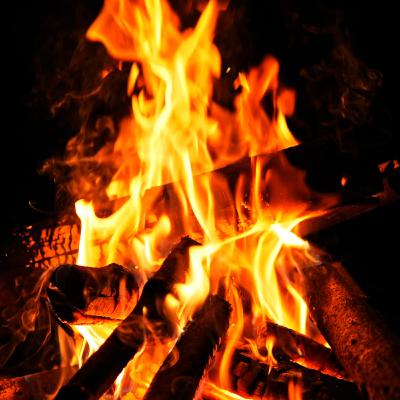 Natural Camp Fire Sounds
