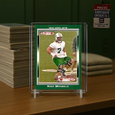 The Power and the Presence of Nick Mangold || 2006 Topps Total #520 The Power and the Presence of Nick Mangold || 2006 Topps Total #520