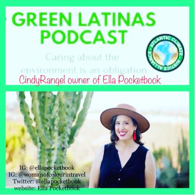 GreenLatina Cindy Rangel the owner and creator of Ella Pocketbook