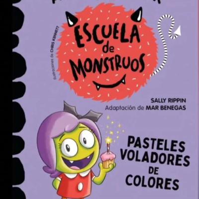 Pasteles voladores de colores.