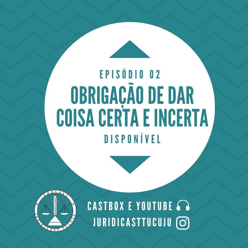 Episódio 02: Obrigação de Dar Coisa Certa e Coisa Incerta