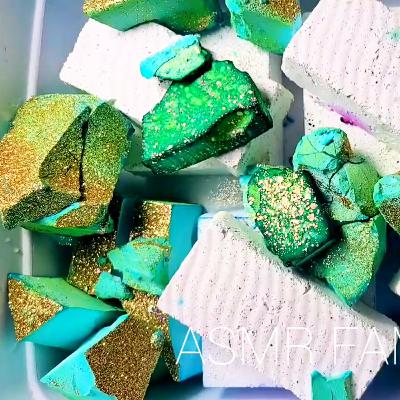 Turquoise Dyed Gym Chalk 🩵✨ ASMR Satisfying Crush