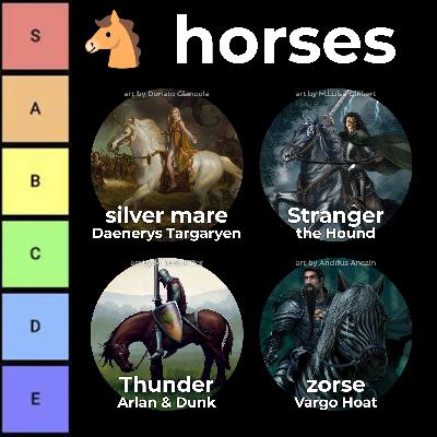 🐴Ranking the Horses of ASOIAF🐎