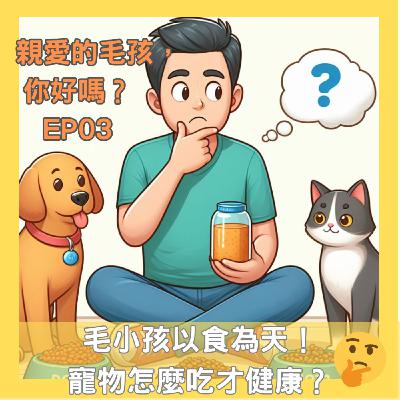 「親愛的毛孩,你好嗎?」EP03-毛小孩以食為天!寵物怎麼吃才健康? 「親愛的毛孩,你好嗎?」EP03-毛小孩以食為天!寵物怎麼吃才健康?