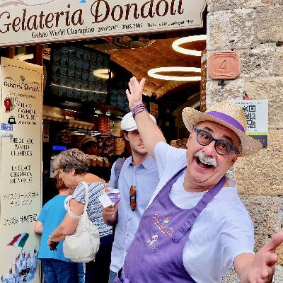 E43: Sergio Dondoli World Famous Gelataio talks about his passion for San Gimignano and why Gelato is not Ice Cream!