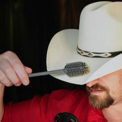 ASMR Cowboy Hat 🤠Scratching to Cure Tingle Immunity