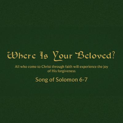 Where Is Your Beloved? (Song of Solomon 6-7)