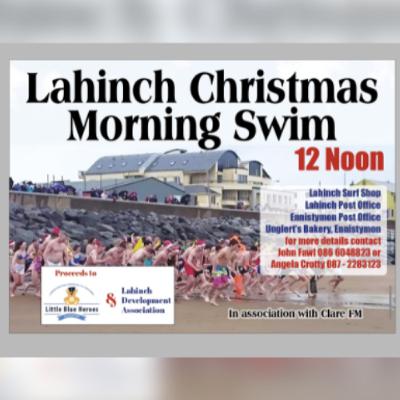 Lahinch Christmas Day Swim For Little Blue Heroes