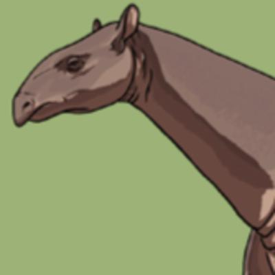 A Huge Hornless Rhino