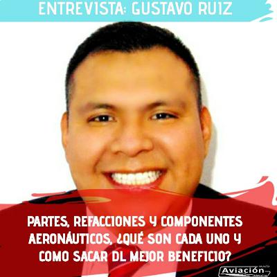 Partes y refacciones de aviación. Condiciones, tipos de compra y tips. Entrevista con Gustavo Ruiz