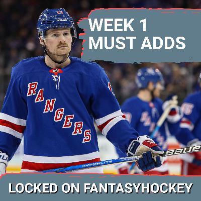 Fantasy Hockey Midweek MUST ADDS | Rangers' Four-Game Week ADVANTAGE? + Big Time Bets