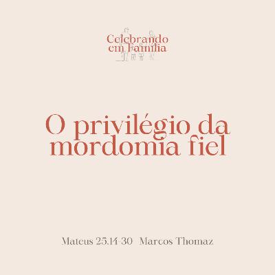 O privilégio da mordomia fiel | Mateus 25.14-30 | Marcos Thomaz