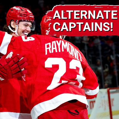 Moritz Seider & Lucas Raymond named Alternate Captains! | Connor McDavid contract reaction