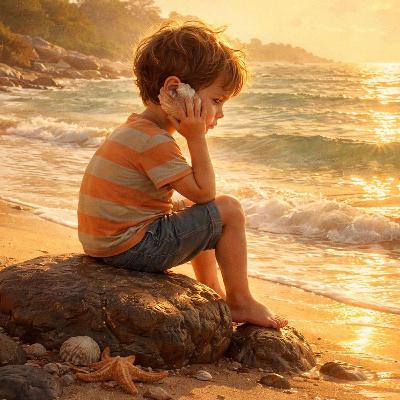 Simon am Muschelstrand – Gute Nacht Geschichte für Kinder