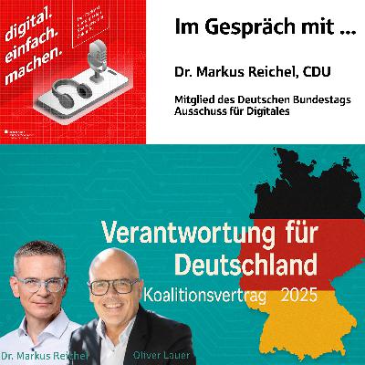 Im Gespräch mit ... 07: Dr. Markus Reichel, CDU, Mitglied des Deutschen Bundestags