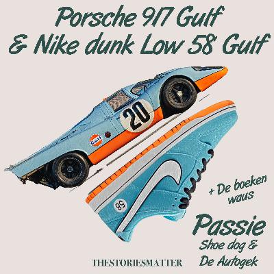 Porsche 917 Gulf (soort van) & Nike Dunk Low Gulf 58
