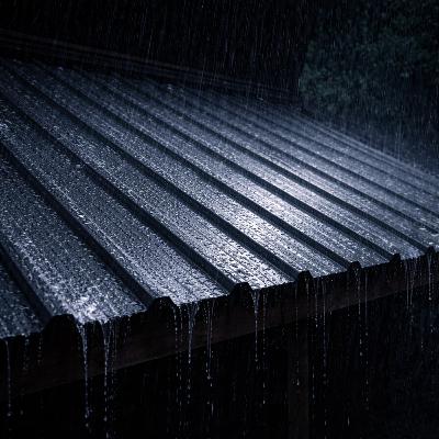 20. Rain on a Metal Roof for Sleep – 8 Hours