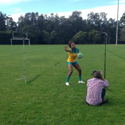 Listen: Reporter James Purtill goes to rugby training. Listen: Reporter James Purtill goes to rugby training.